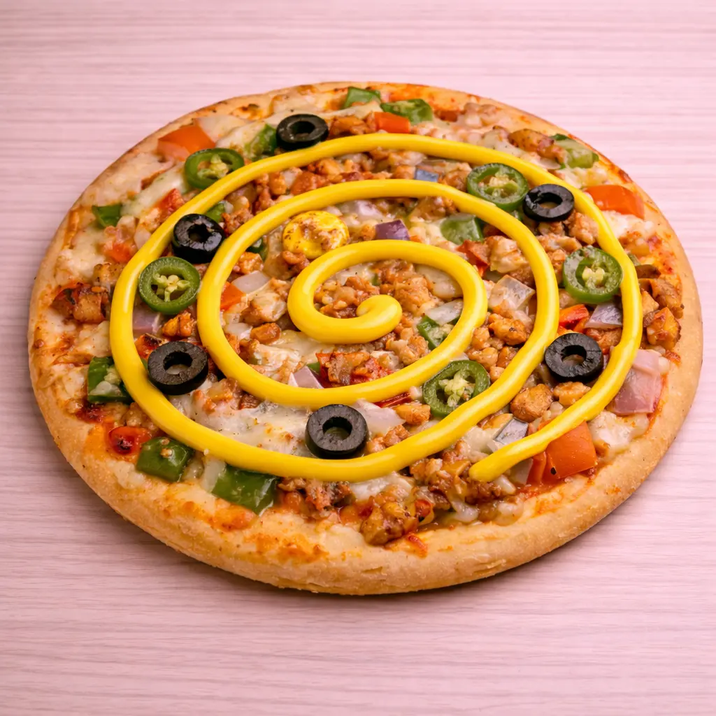 Aadab Chicken Keema Jalapeno Pizza [7 inches]