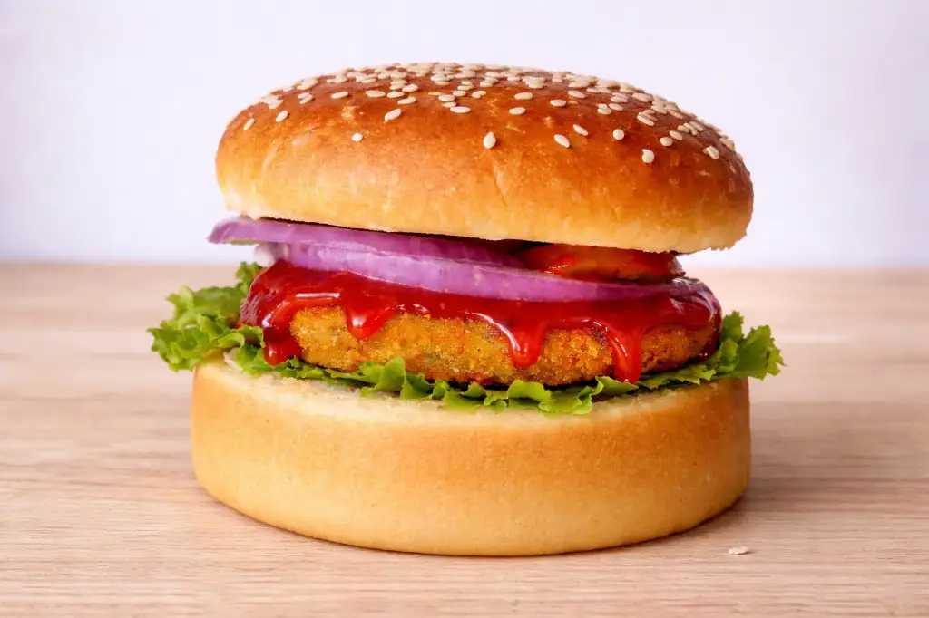 Aadab Spicy Chicken Tikki Burger