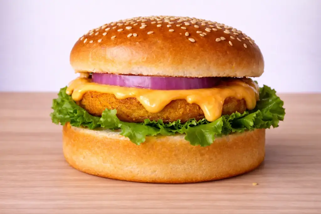 Tandoori Chicken Patty Delight Burger