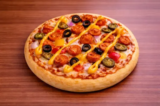 Aadab Chicken Sausage Jalapeno Pizza [7 inches]