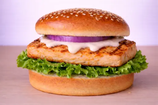 Chicken Cheese Grilled Slice Burst Burger